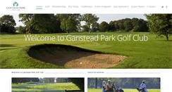 Desktop Screenshot of gansteadpark.co.uk